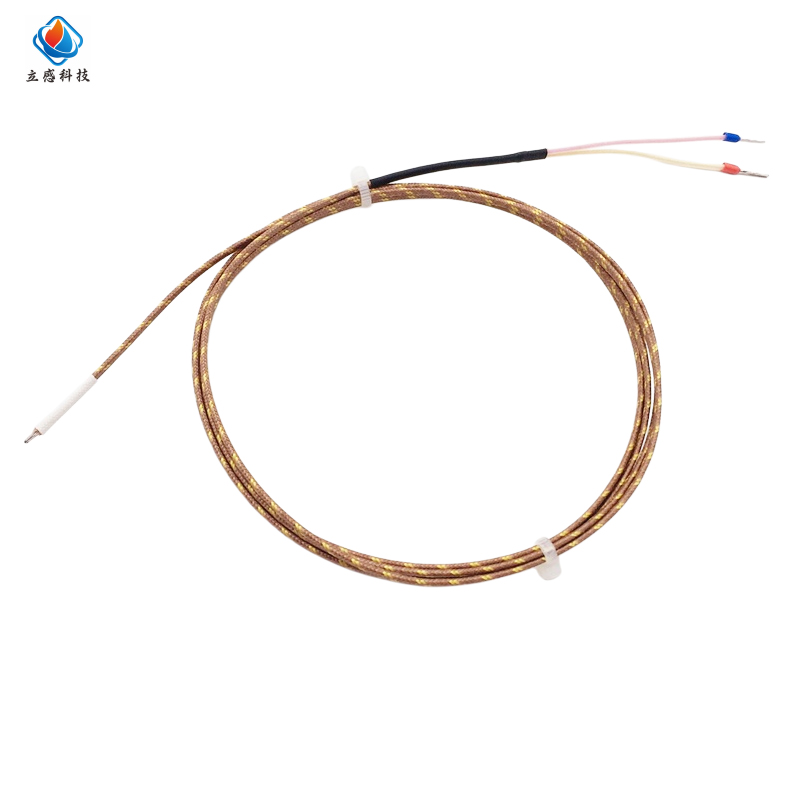 K 型玻璃纤维裸露式热电偶温度传感器 480℃高温型